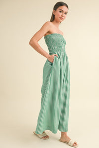 One Left: Taylor Green Tube Top Dress