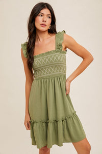 Sally Square Neck Dress