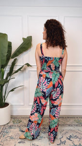 Trina Tropical Printed Jumpsuit