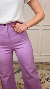 Sophie Stretch Pants-Lavender