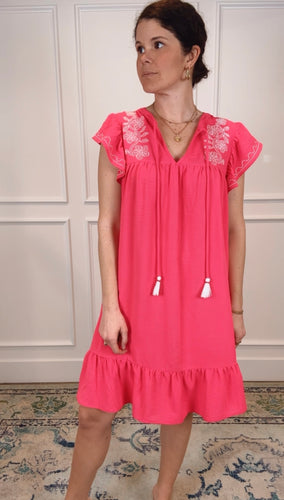 Ava Bright Pink Dress