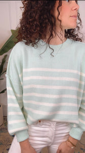 One Left: Maya Mint Spring Sweater