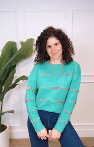 Sage Stitch Sweater