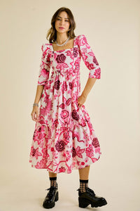 Harper Floral Dress (Available in Two Colors)