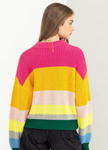 Bailey Bright Striped Sweater