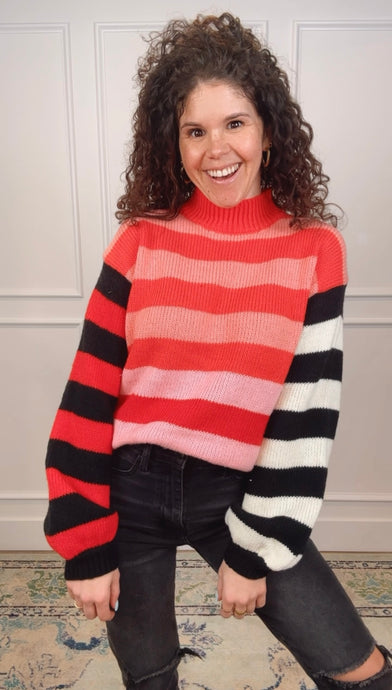 Chloe Color Block Sweater