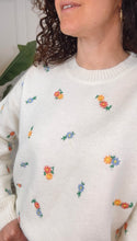Load image into Gallery viewer, Last One: Amelia Spring Floral Sweater