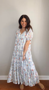 Lisa Floral Midi Dress