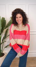 Load image into Gallery viewer, One Left: Mick Multicolored Striped Sweater