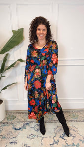 Adriana Floral Midi Dress