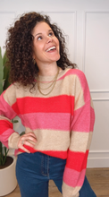 Load image into Gallery viewer, One Left: Mick Multicolored Striped Sweater