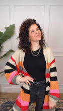 Load image into Gallery viewer, Marley Multicolored Striped Cardigan