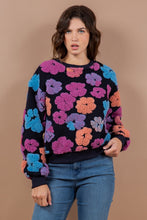 Load image into Gallery viewer, Restocked: Fiona Flower Sherpa Top (2 Colors)