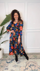 Adriana Floral Midi Dress