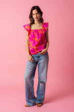 Load image into Gallery viewer, Rosa Ruffle Floral Top