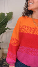 Load image into Gallery viewer, Mable Magenta Ombre Sweater