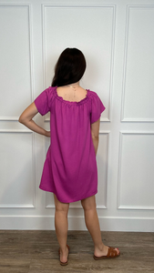 Ferral Floral Embroidery Dress
