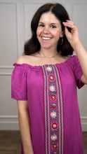 Load image into Gallery viewer, Ferral Floral Embroidery Dress