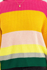 Final One: Bailey Bright Striped Sweater