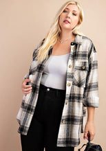 Load image into Gallery viewer, Logan Flannel Shirt Jacket