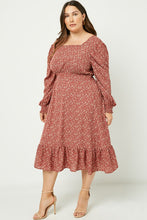 Load image into Gallery viewer, Hilary Square Neck Midi Dress