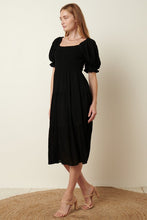 Load image into Gallery viewer, Last One: Madelyn Black Midi Dress