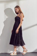 Load image into Gallery viewer, Ayla Black Midi Dress