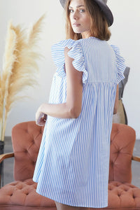Selena Knee Length Embroidery Dress