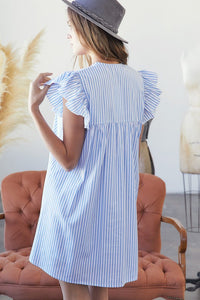 Selena Knee Length Embroidery Dress
