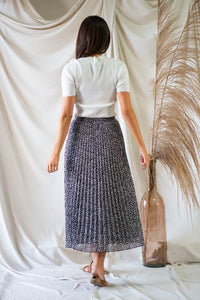 Last One: Lillian Elastic Waist Skirt