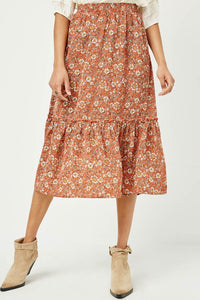 Hayden Floral Midi Skirt
