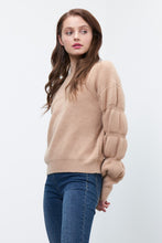 Load image into Gallery viewer, Bailey Bubble Sleeve Sweater