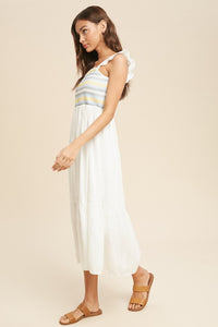 Willow White Midi Dress