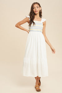 Willow White Midi Dress