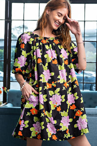Rory Knee Length Floral Dress