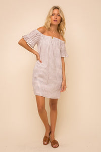 Chloe Cotton Striped Dress