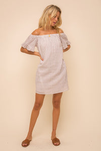 Chloe Cotton Striped Dress