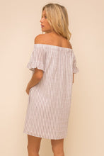 Load image into Gallery viewer, Chloe Cotton Striped Dress