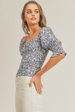 Load image into Gallery viewer, Sara Square Neck Floral Top