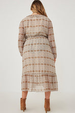 Load image into Gallery viewer, Payson Printed Midi Dress