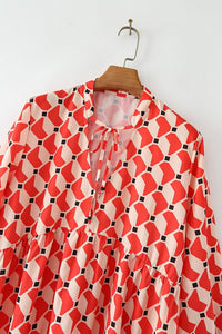 Deidra Geometric Print Dress