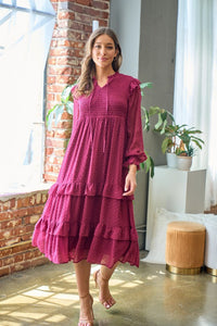 Aisha Smocked Tiered Dress
