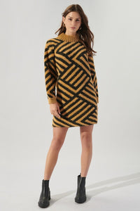 Last One: Zoe Pattern Sweater Dress