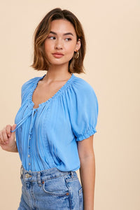 One Left: Lizzy Lace Blouse