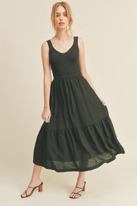 Rachel Ribbed Knit Midi Dress