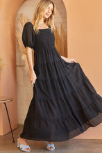 Load image into Gallery viewer, Becky Puff Sleeve Dress (two colors)
