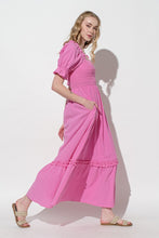 Load image into Gallery viewer, Last One: Mira Linen Smocked Dress