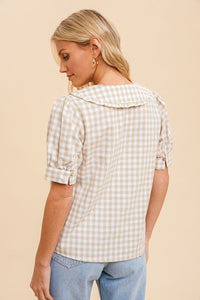 Gracie Gingham Blouse