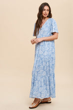 Load image into Gallery viewer, Final Few: Veda Blue Button Down Dress