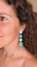 Load image into Gallery viewer, Raffia Ball Earrings
